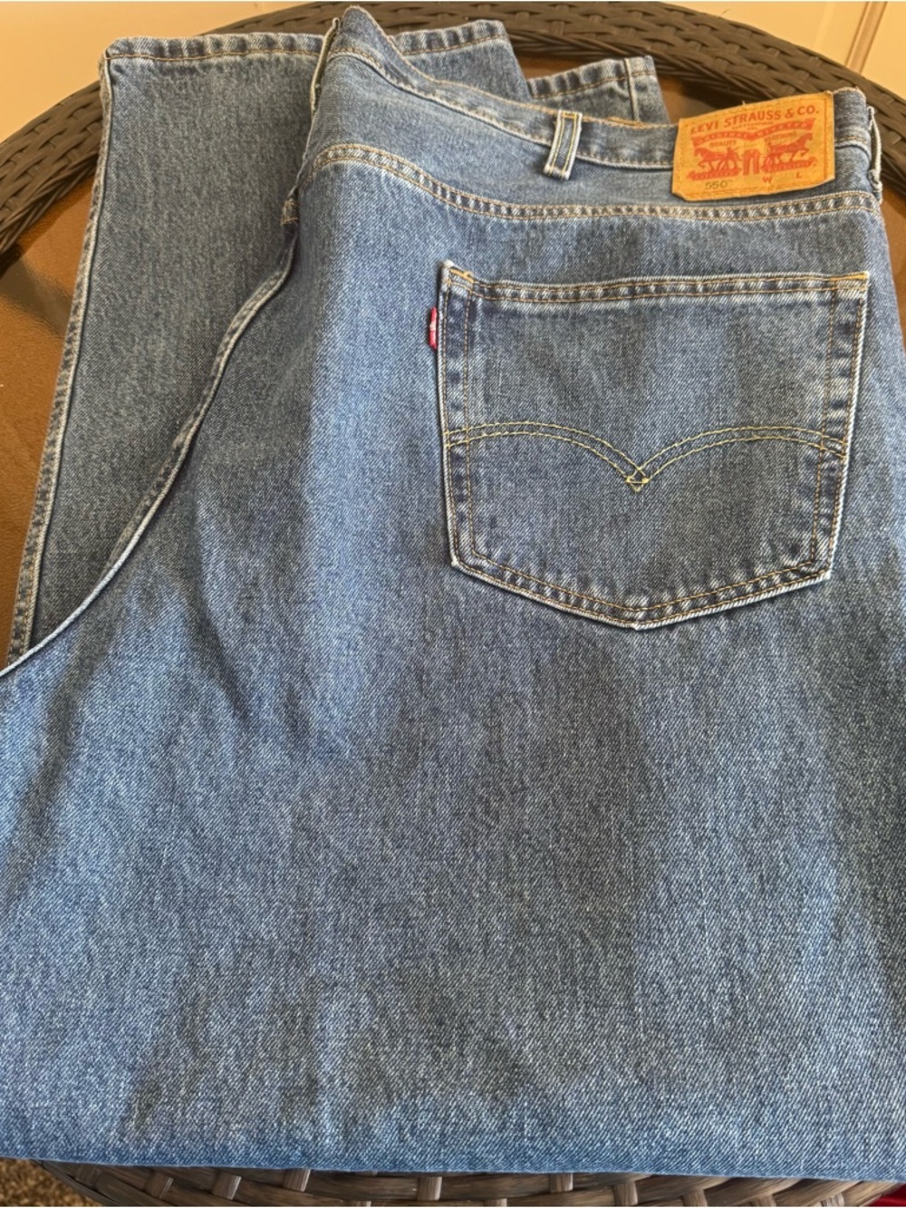 Levi's Men’s Light Blue Relaxed Fit Denim Jeans
